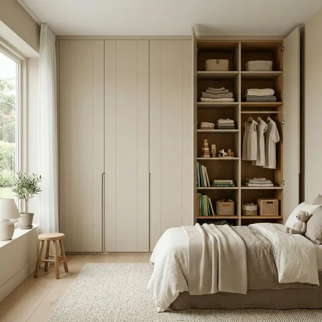 Встроенный шкаф в детской комнате для умного хранения - ПРИВАТ ДИЗАЙН